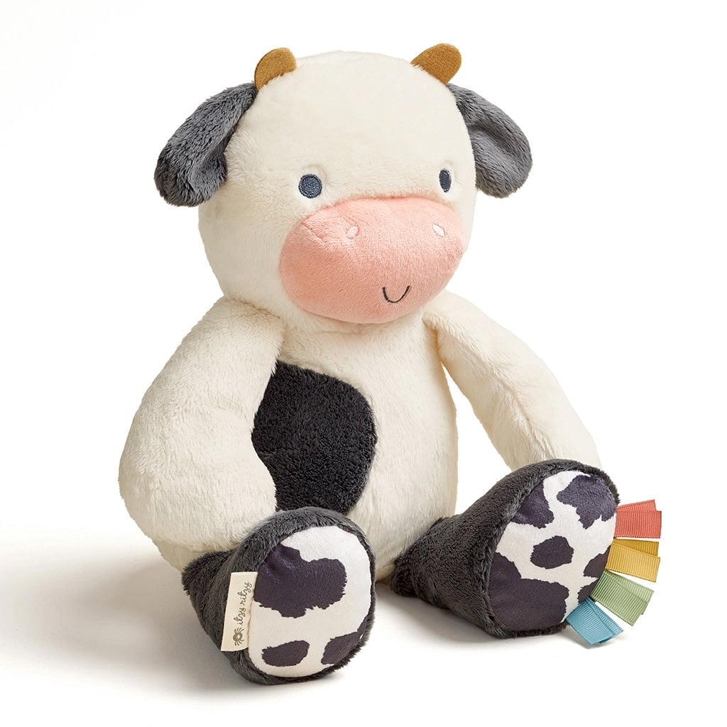 peluche sensoriel vache Itzy Ritzy Mlle et Coco