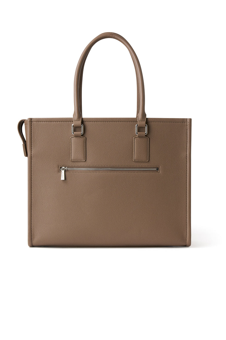 Sac fourre-tout 2 en 1 Valentina taupe Lambert Mlle et Coco