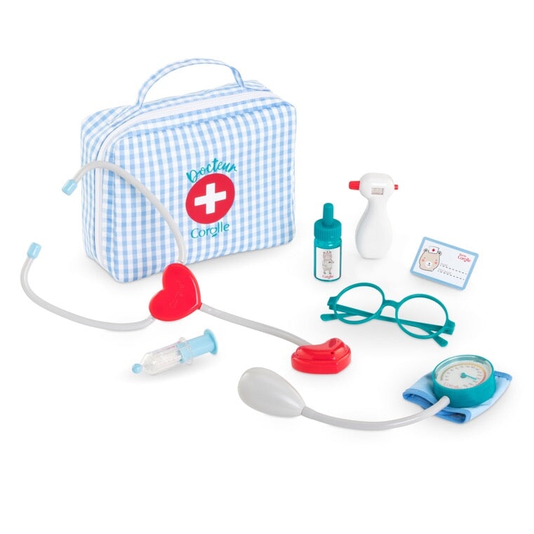 ma valise docteur et accessoire Corolle Mlle et Coco