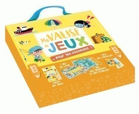 Ma valise de jeux pour les vacances Auzou Mlle et Coco