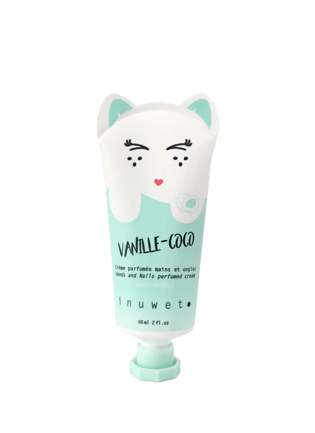 crème main vegan vanille coconut cosmétique enfant Inuwet
