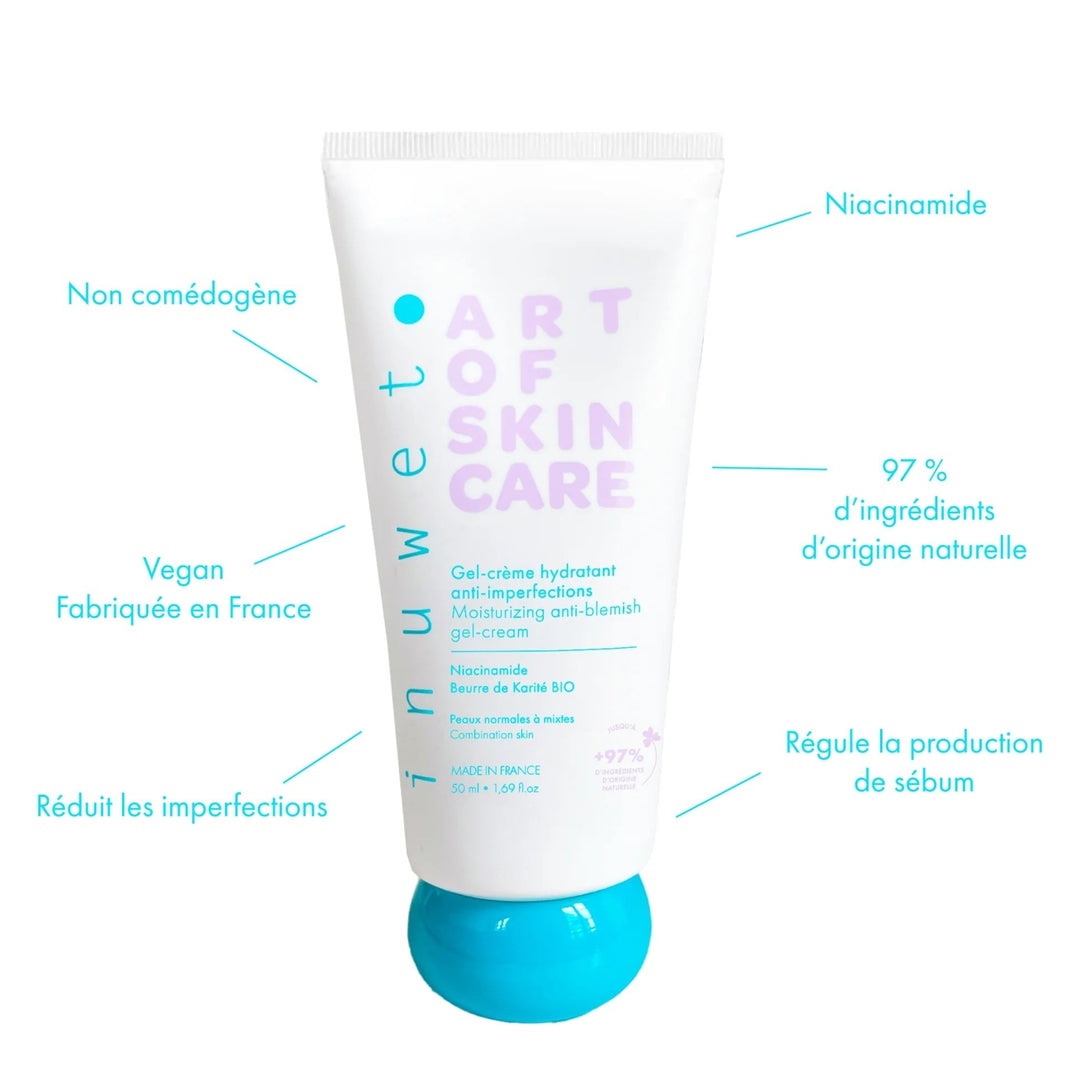 Skin care Gel-crème hydratant anti-imperfections Inuwet