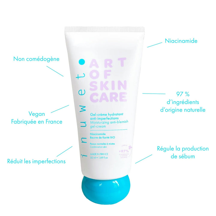 Skin care Gel-crème hydratant anti-imperfections Inuwet