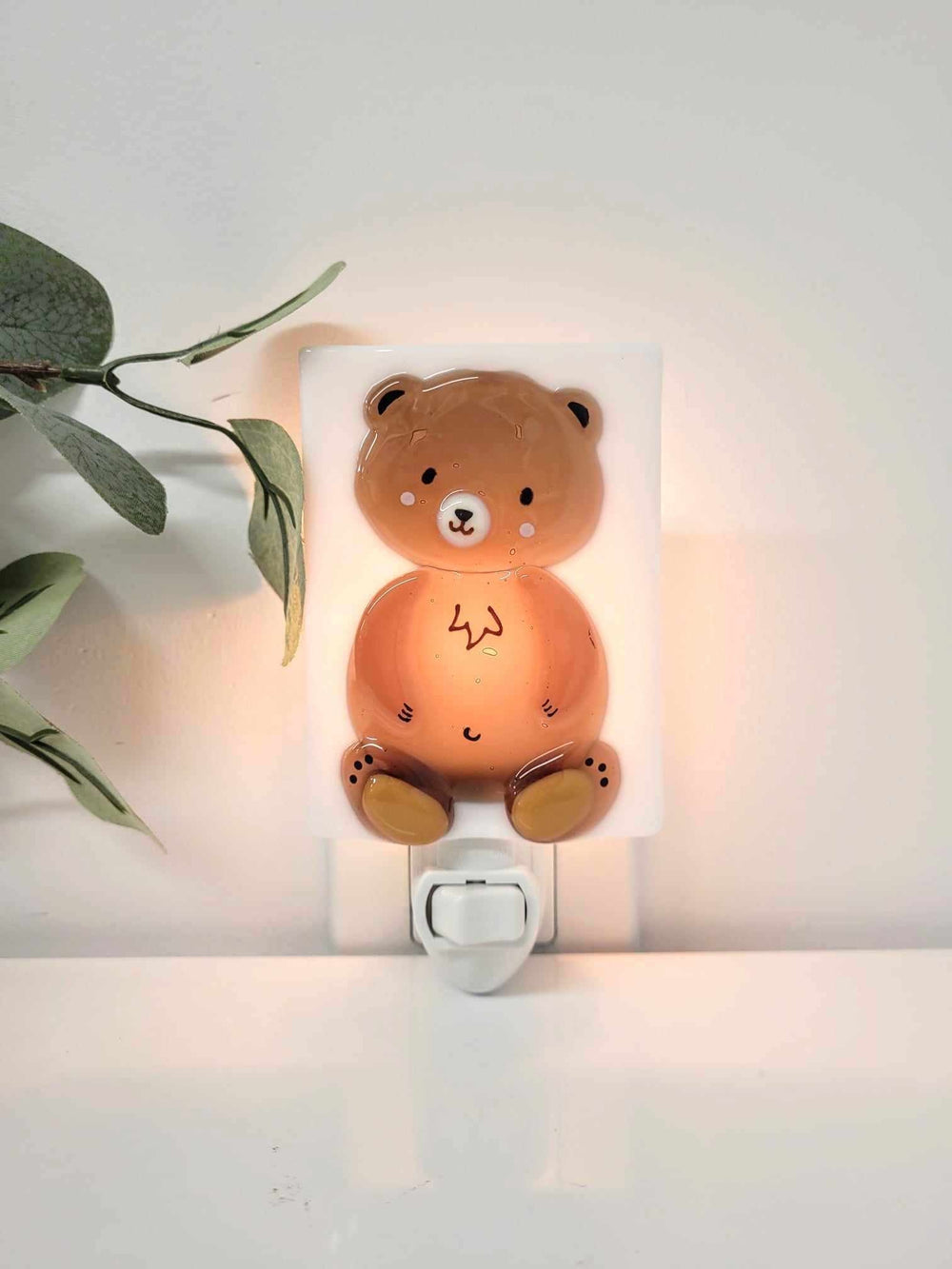 veilleuse veille sur toi petit ourson accessoire chambre bébé enfant