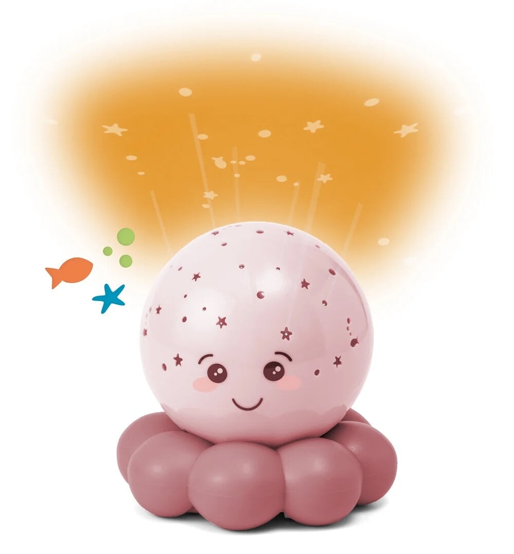 Veilleuse twinkles to go octo rose pastel Cloud B Mlle et Coco
