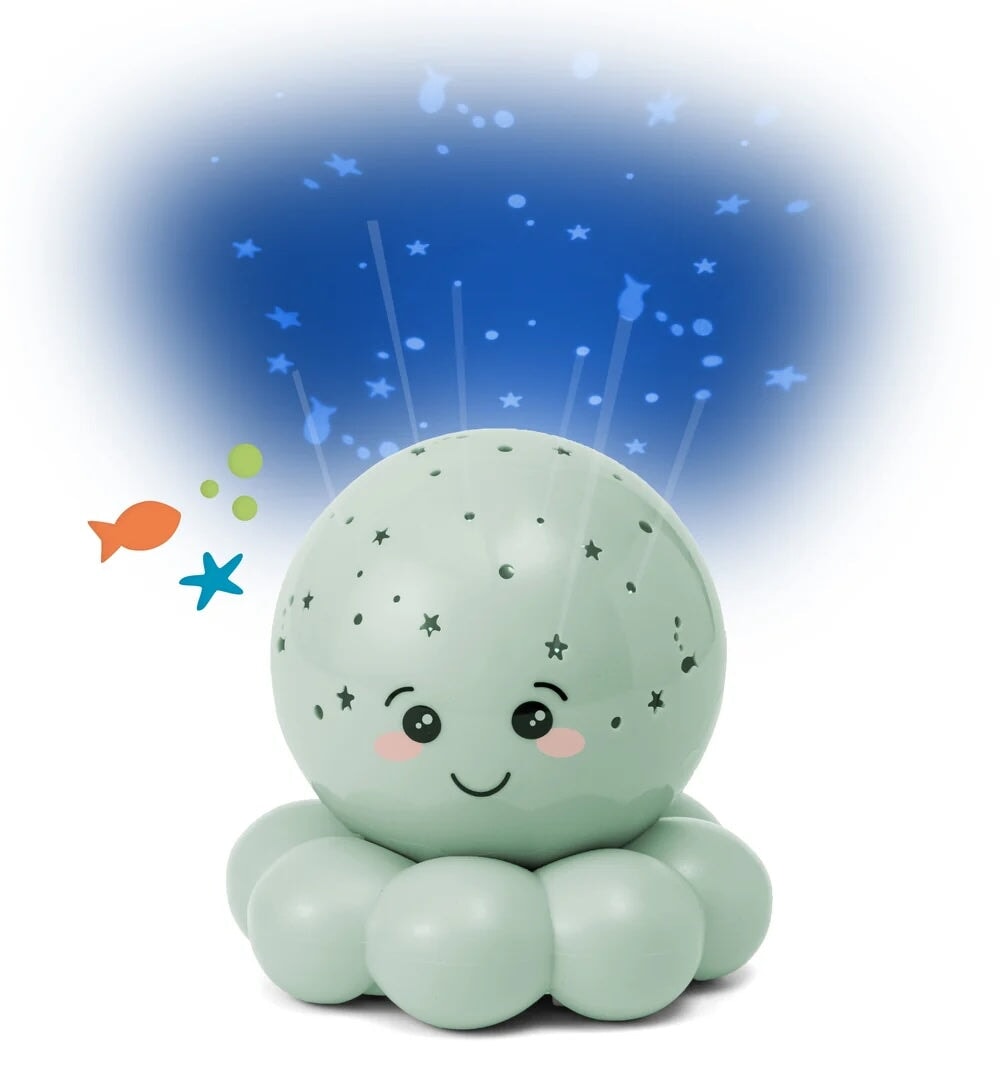 Veilleuse twinkles to go Octo vert pastel Cloud B Mlle et Coco
