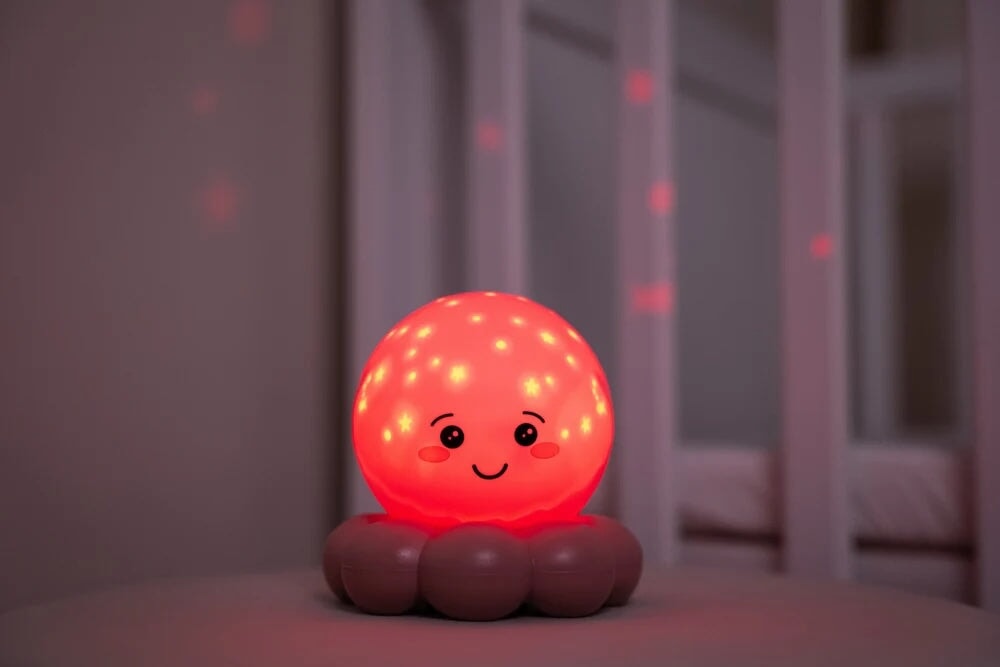 Veilleuse twinkles to go octo rose pastel Cloud B Mlle et Coco