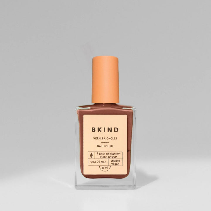 Vernis non toxique brun Grand canyon Bkind Mlle et Coco
