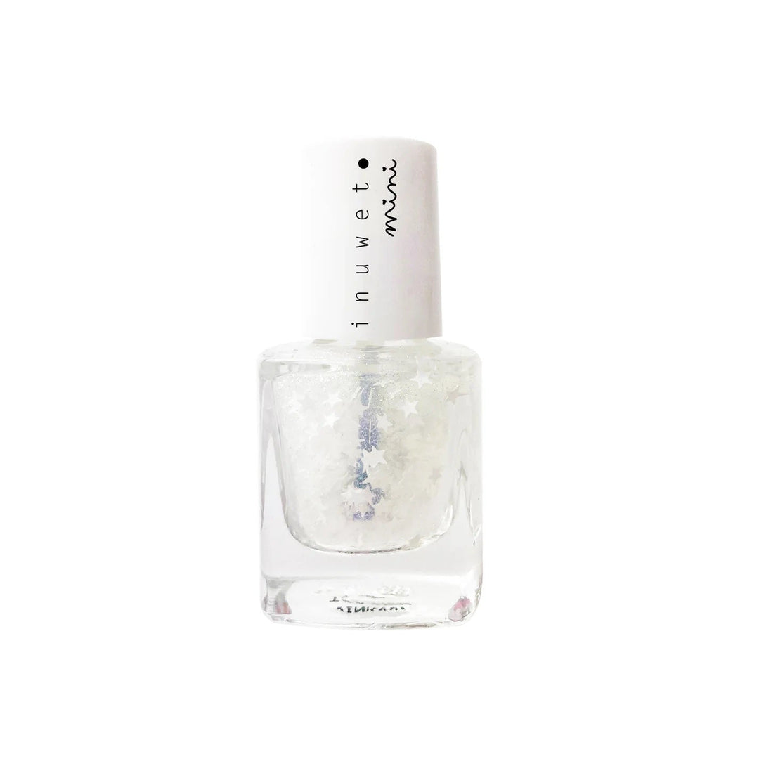 vernis ongles top coat étoile Inuwet cosmétique pour enfant