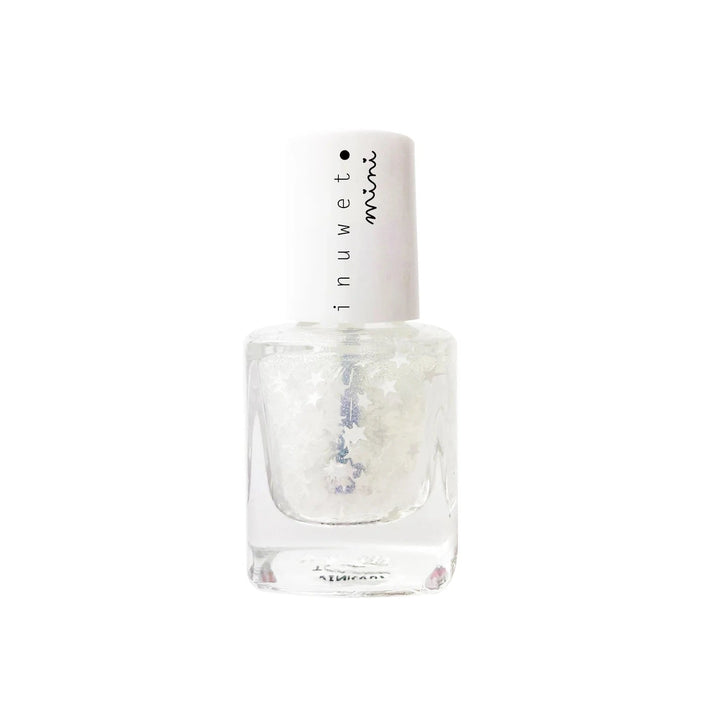 vernis ongles top coat étoile Inuwet cosmétique pour enfant