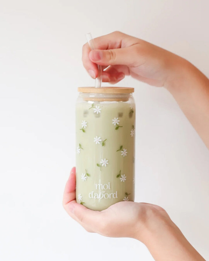 tumbler en verre couvercle bambou Moi d&