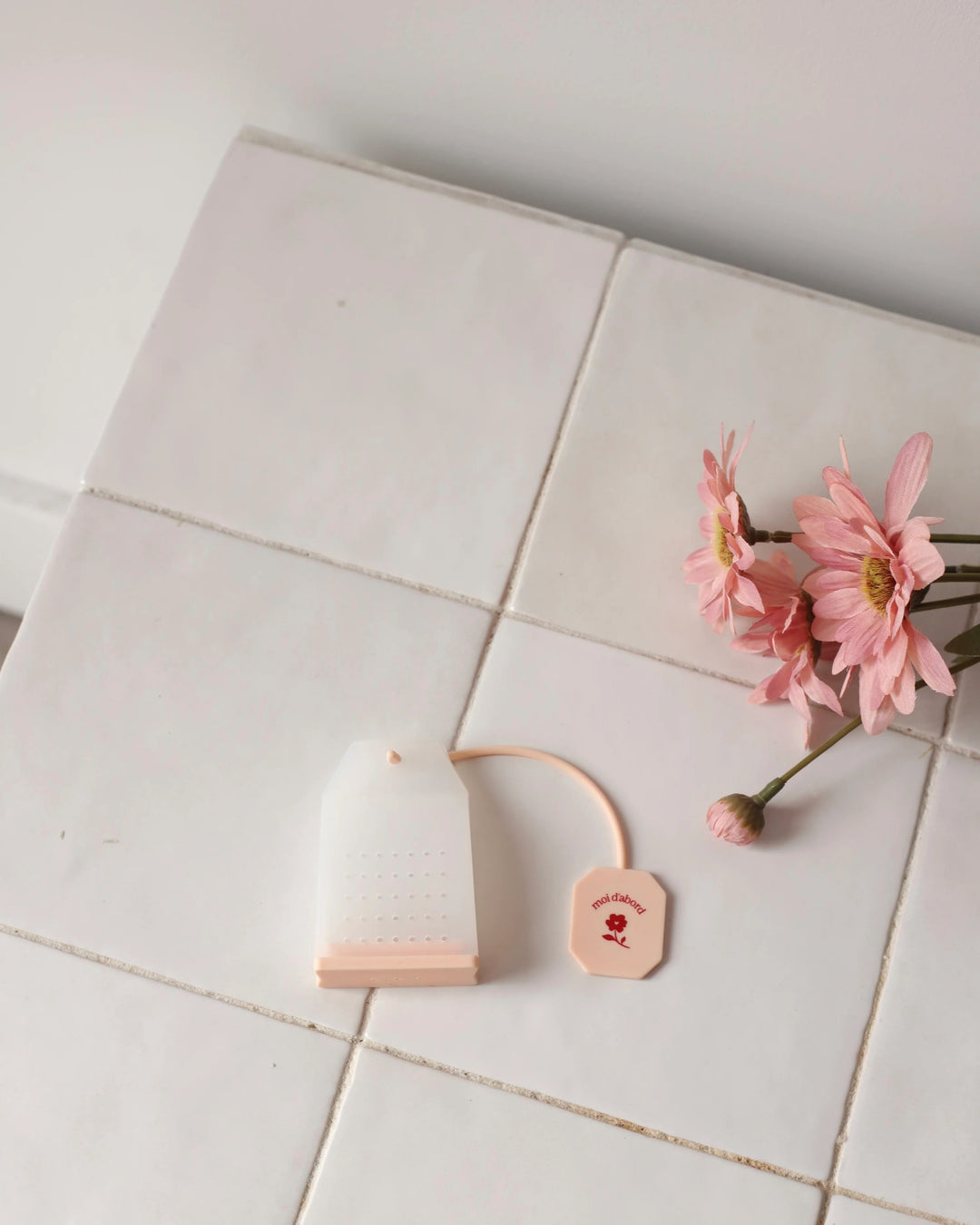 infuseur thé silicole pêche Moi d'abord Mlle et Coco