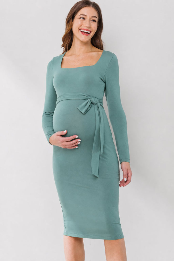 Robe maternité Bleu sarcelle Hello Miz Mlle et Coco