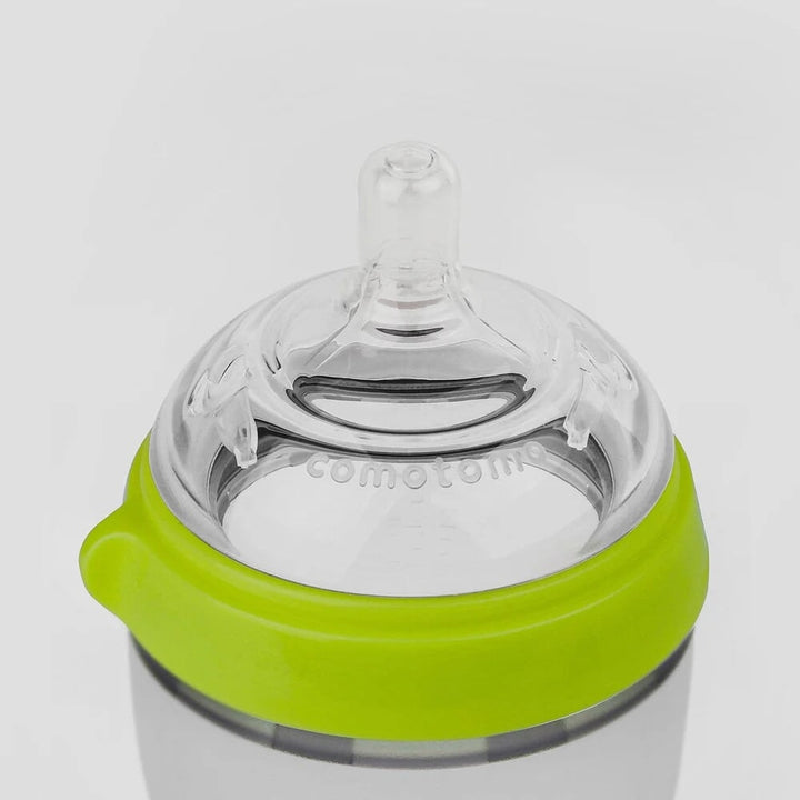 ensemble biberon como tomo baby bottle vert Mlle et Coco
