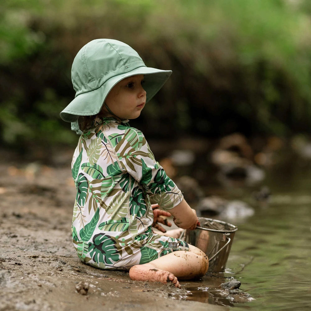 chapeau souple enfant vert juniper Jan & Jul