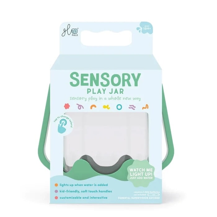 jouets sensoriels lumineux activité enfant Glo Pals vert