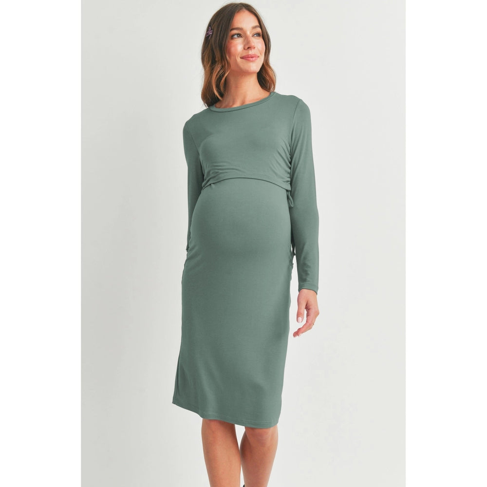 robe manches longue allaitement maternite hello miz Mlle et Coco