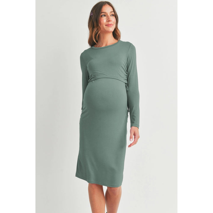 robe manches longue allaitement maternite hello miz Mlle et Coco