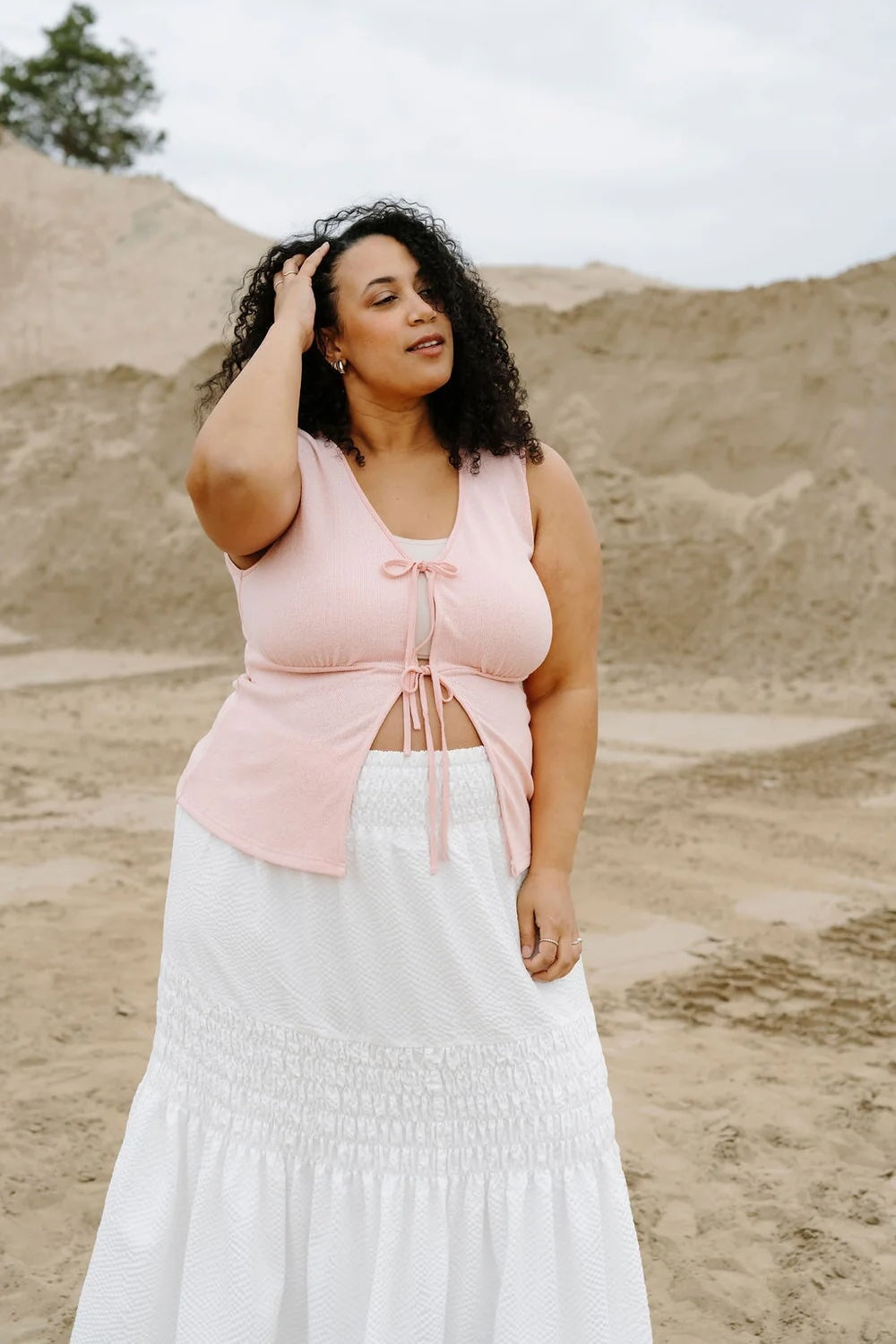 Veste sans manches Amber - Rose tendre - Rose Maternité Maternité Rose Maternité 