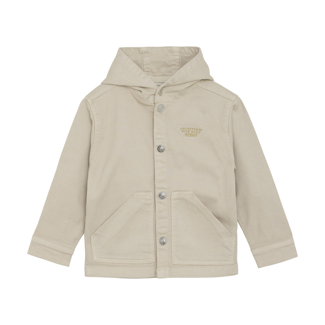 Veste à capuchon effet jeans - Beige - Daily Seven Vêtements (échantillons) Daily Seven 