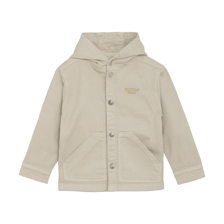 Veste à capuchon effet jeans - Beige - Daily Seven Vêtements (échantillons) Daily Seven 