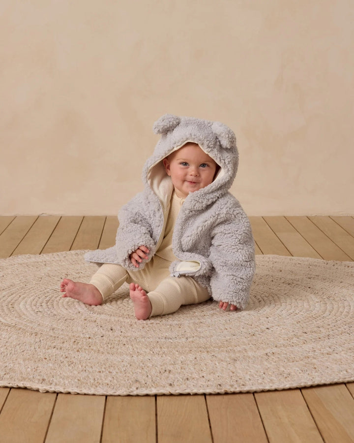 Veste ours mi-saison gris frost Quincy Mae Mlle et Coco
