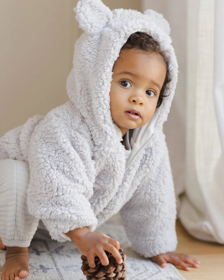 Veste ours mi-saison gris frost Quincy Mae Mlle et Coco