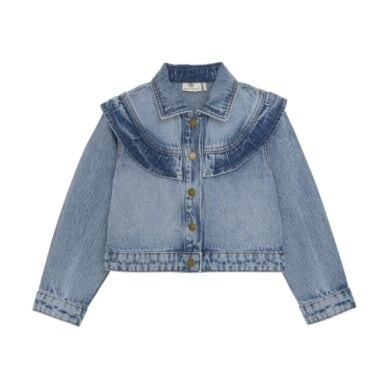 veste jeans fille en-fant
