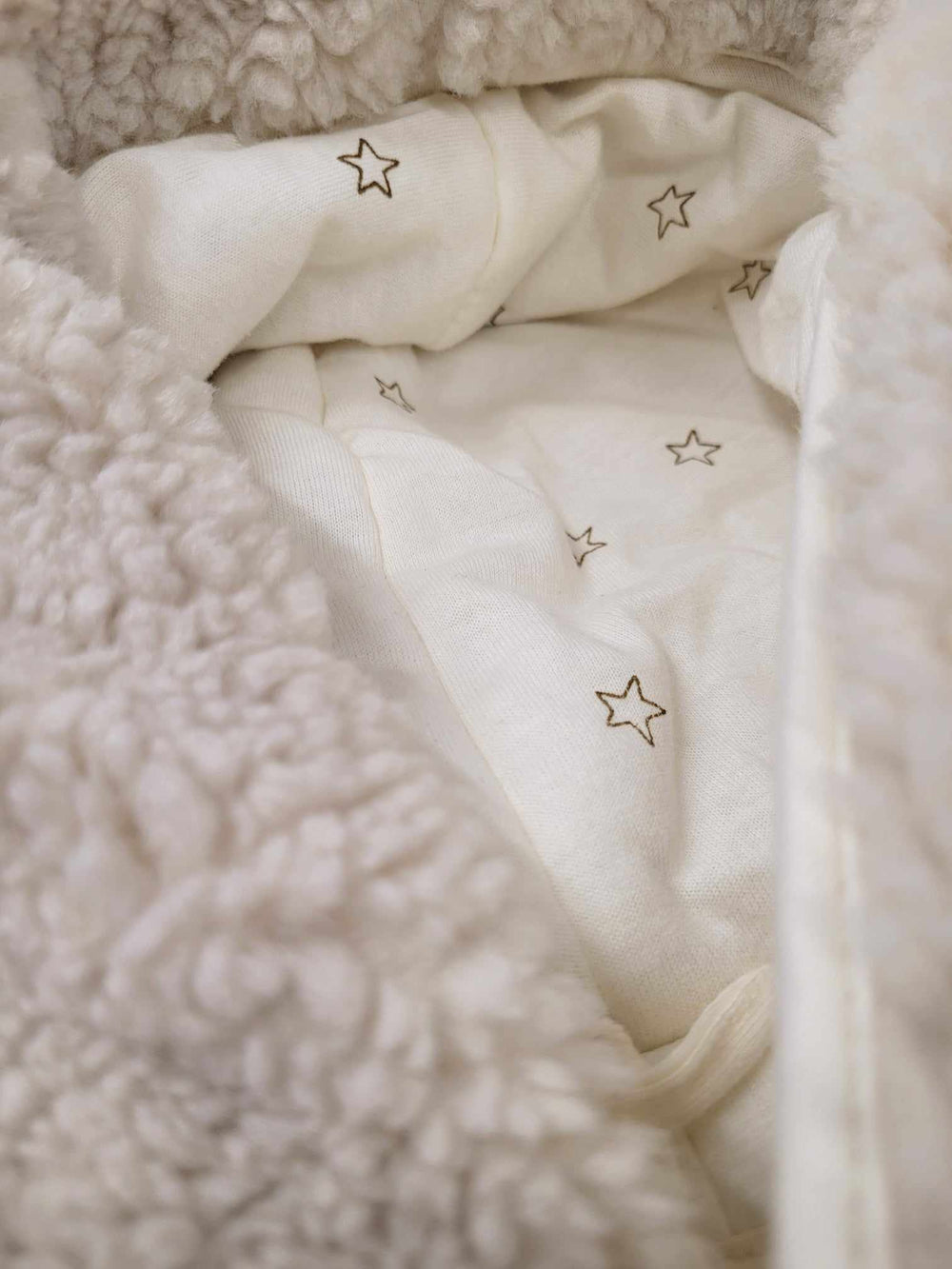 veste en molleton bouton beige Rylee Cru Mlle et Coco