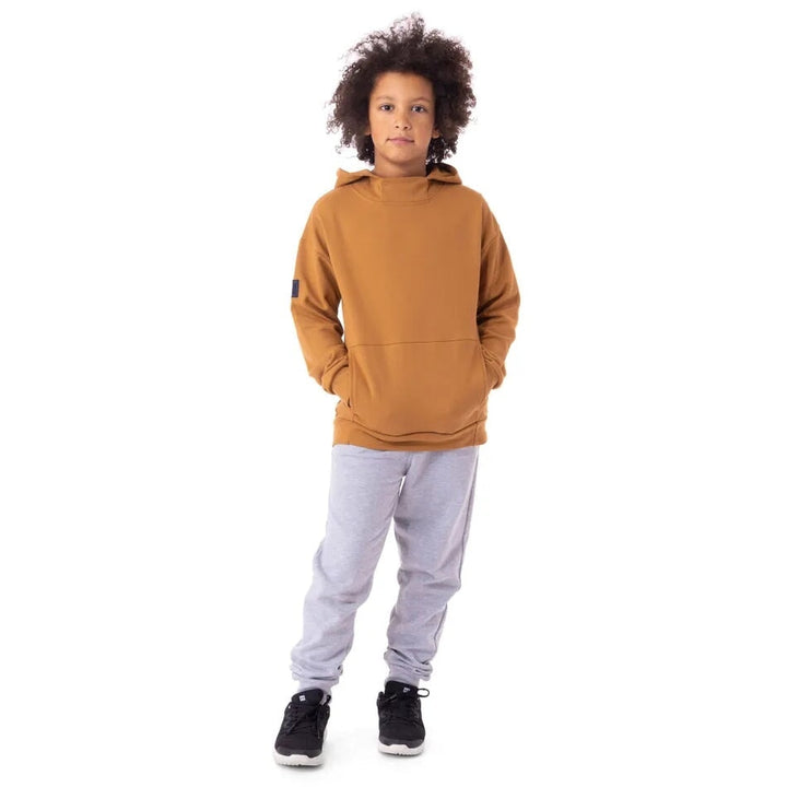 veste capuchon kangourou caramel brun Nanö vêtement enfant