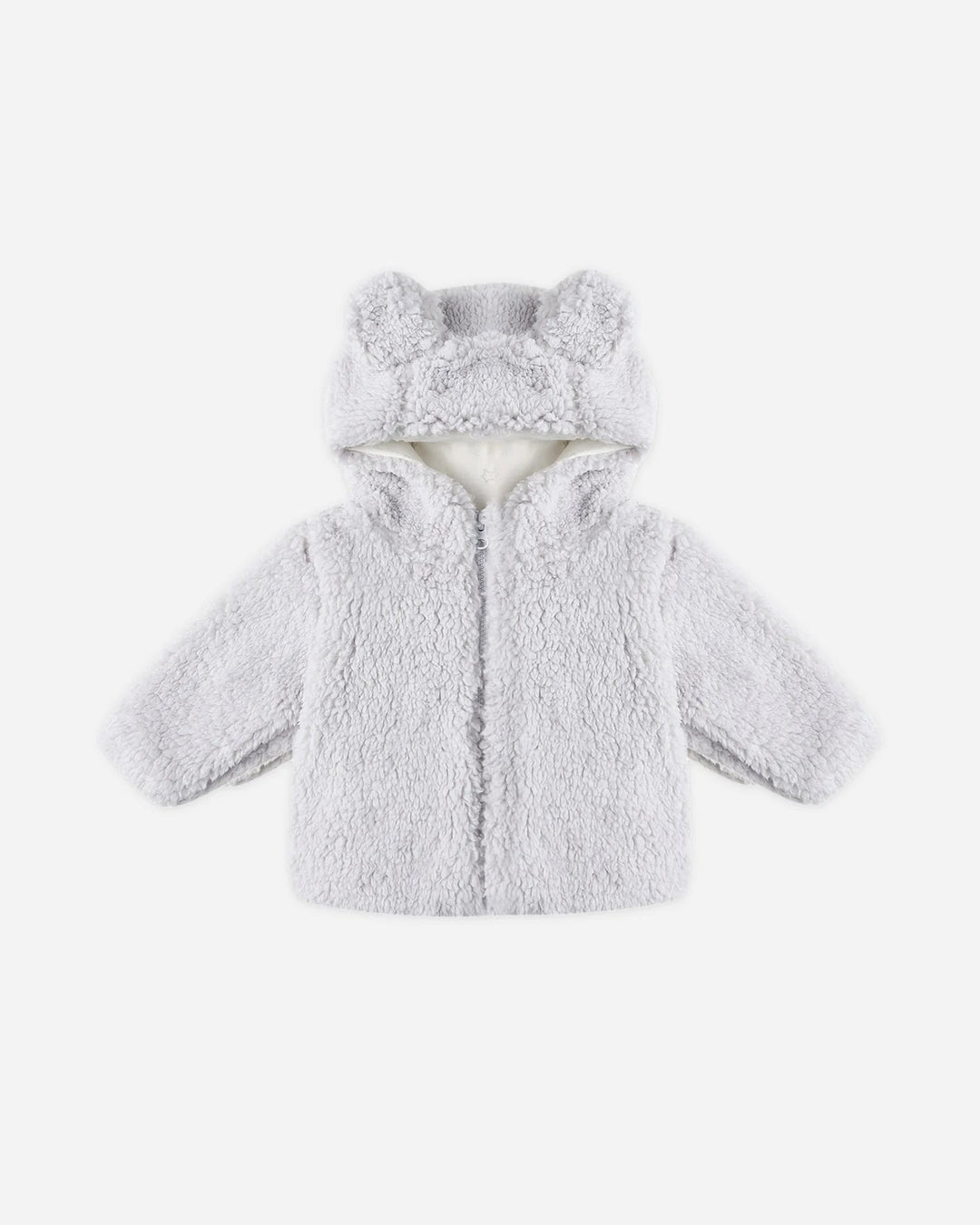 Veste ours mi-saison gris frost Quincy Mae Mlle et Coco