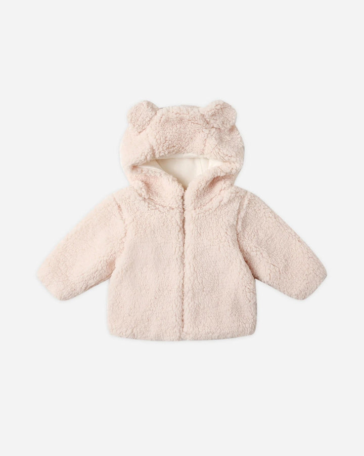 Veste ours mi-saison rose antique Quincy Mae Mlle et Coco