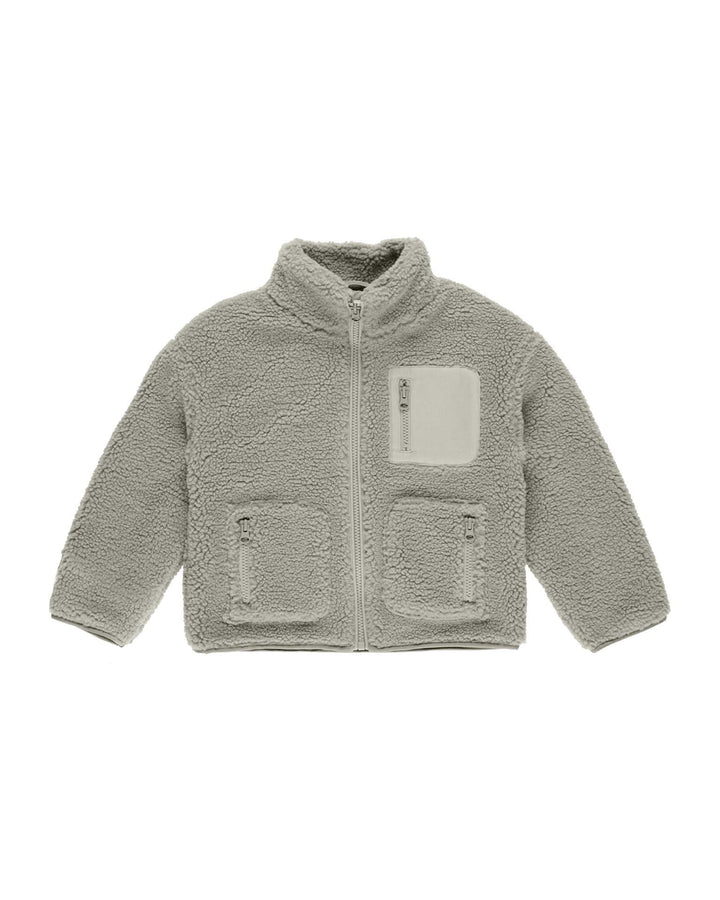 Veste RC760LAUR en molleton de Rylee &amp; Cru couleur vert mousse