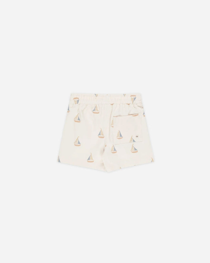 short maillot bain voilier crème Rylee + Cru Mlle et Coco