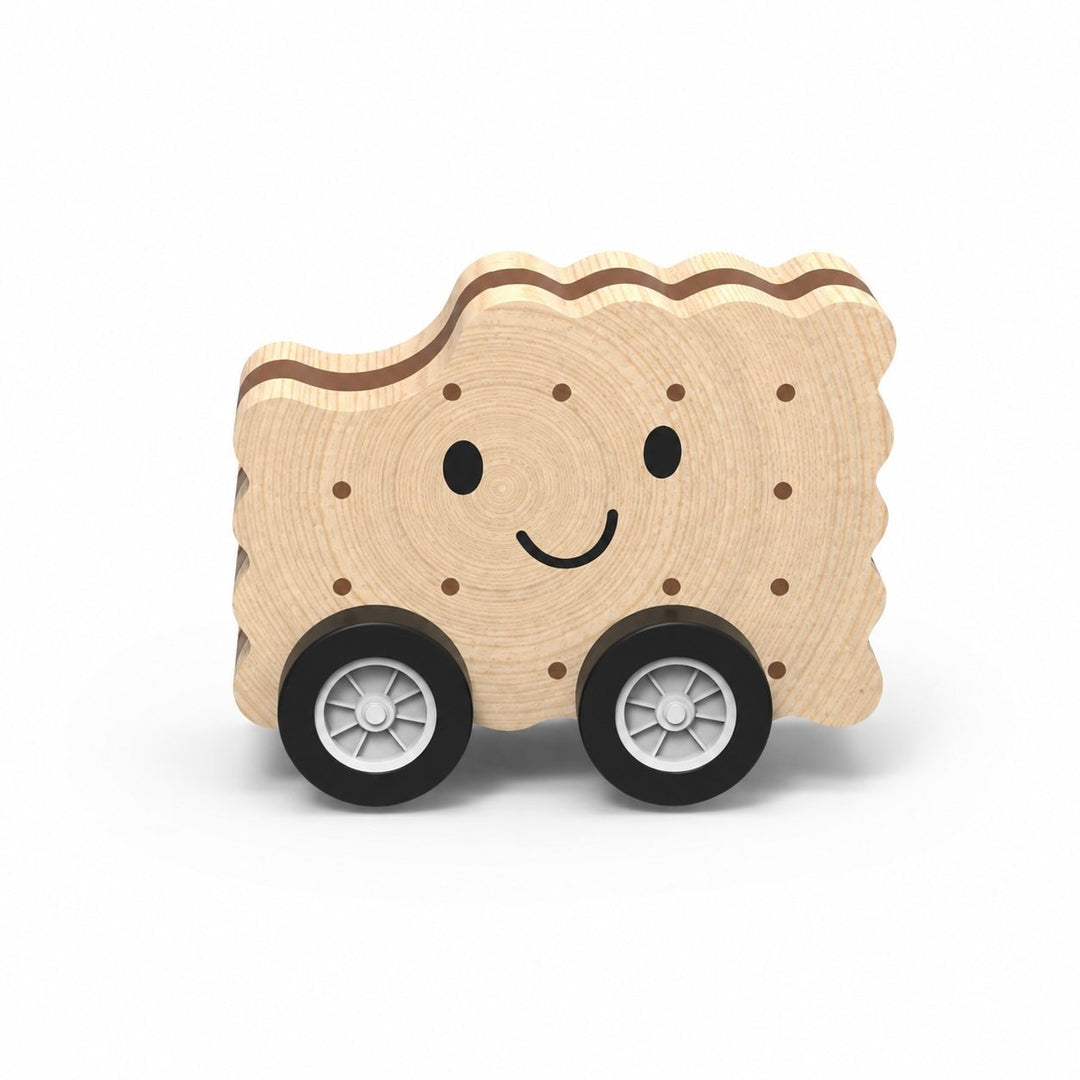 Jeux en bois voiture viennoiseries Speedy Monkey Mlle et Coco