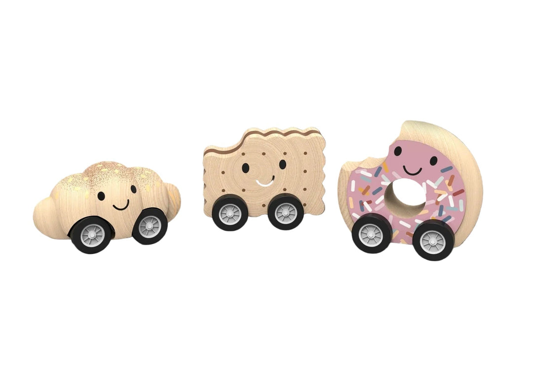 Jeux en bois voiture viennoiseries Speedy Monkey Mlle et Coco