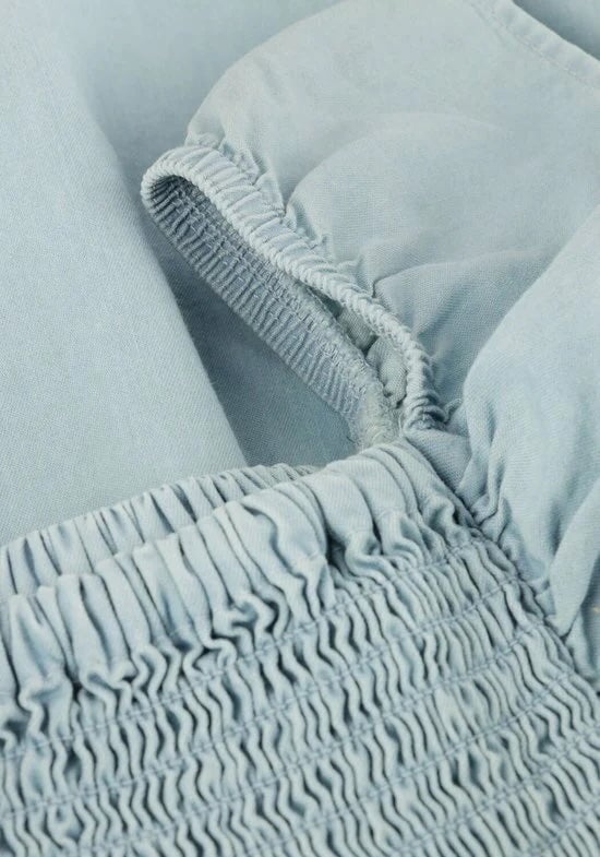 Robe à volants denim bleu clair Daily 7 Mlle et Coco
