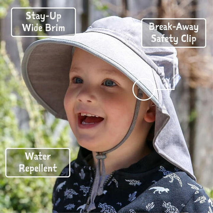 chapeau imperméable évolutif blanc Jan &amp; Jul Mlleet Coco