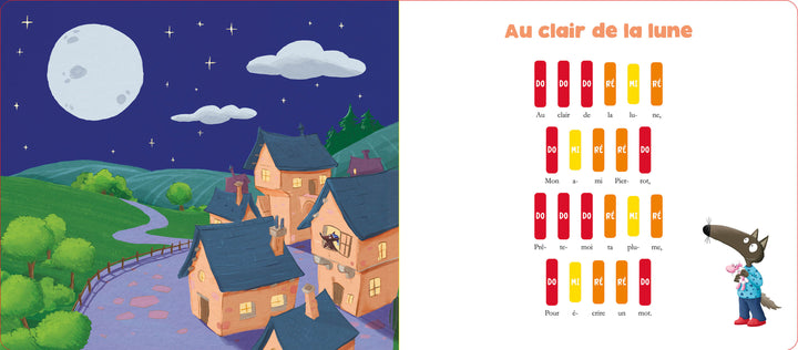 Livre musical Mes premières comptines à jouer au xylophone Auzou