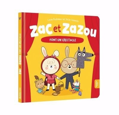 livre zac et zazou font un spectacle activité enfant lecture