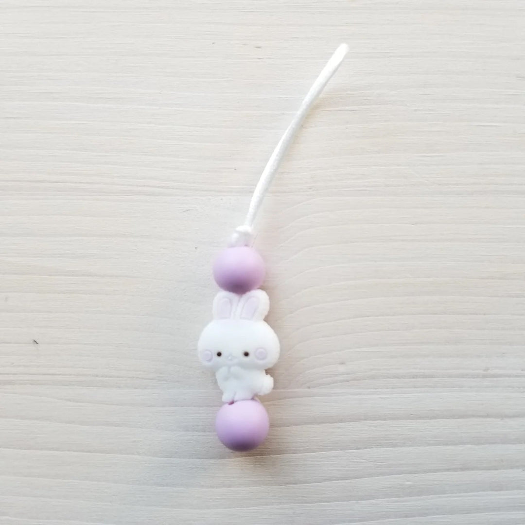 Zip à fermeture éclair Lapin lilas Création Jade Mlle et Coco