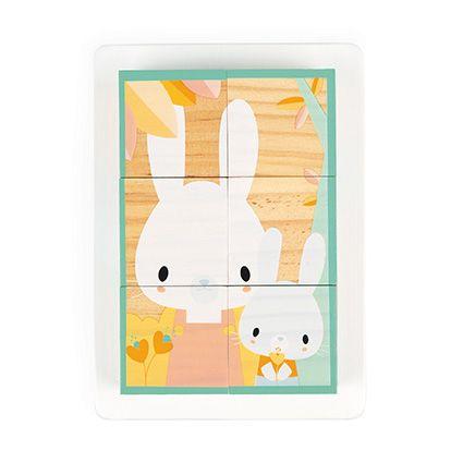 Casse-tête en bois - Animaux 6 blocs - Janod par Janod vendu par MlleetCoco.com