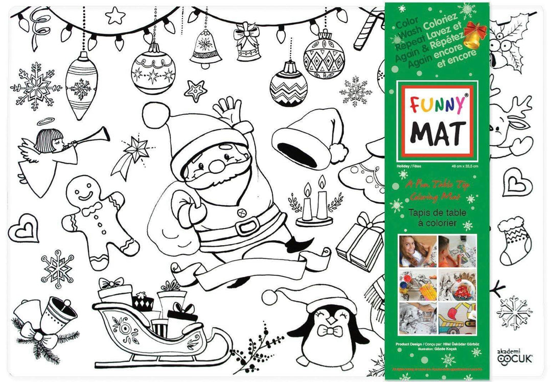 Napperon à colorier réutilisable - Noël - Funny Mat Jouet/jeux Funny Mat 