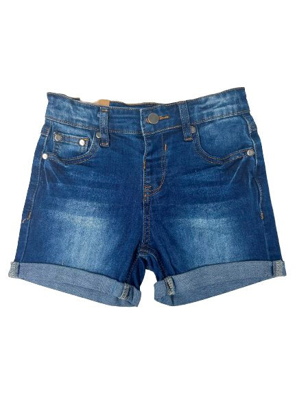 Short jeans - Bleu foncé délavé fille - En Fant Vêtements (échantillons) En Fant 