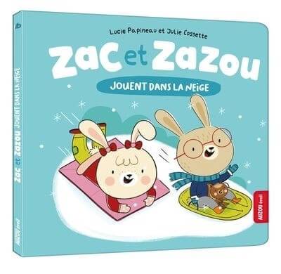 Livre - Zac et Zazou : Jouent dans la neigel - Auzou éditions Livre Auzou éditions 