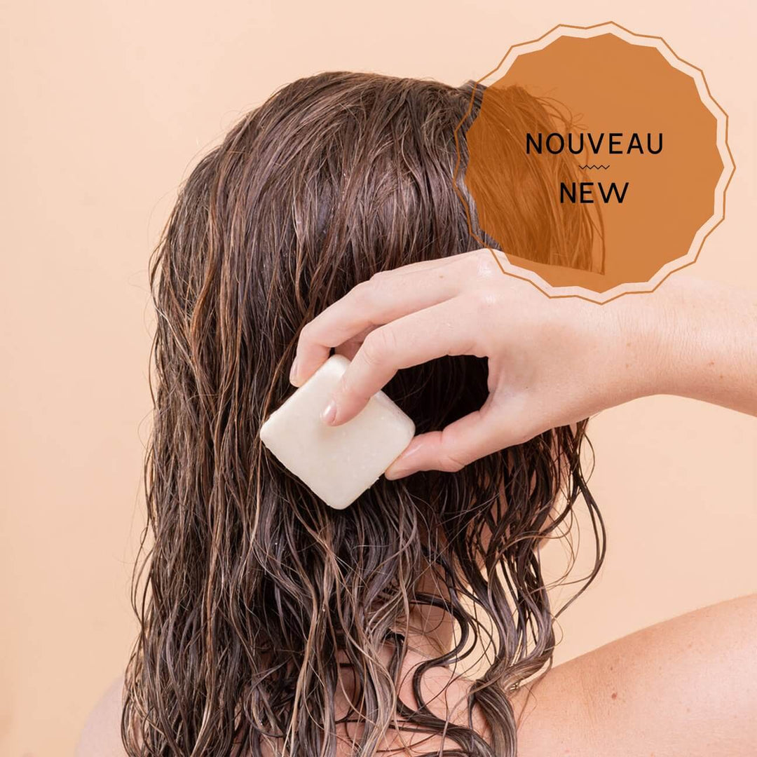 Revitalisant en barre végétalien (sans emballage) - Monoï pour cheveux secs ou fins - Bkind Produits de soins Bkind 