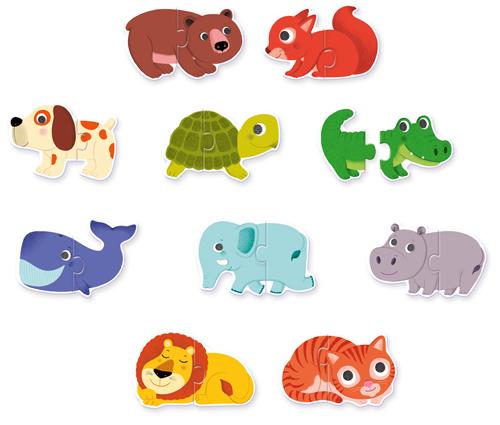 Casse-tête duo - Animaux - Djeco par Djeco vendu par MlleetCoco.com