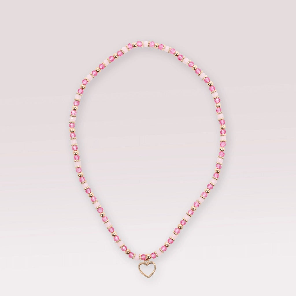 Collier - Coeur précieux rose 90415 - Great Pretenders Accessoires vêtements/autres Great Pretenders 