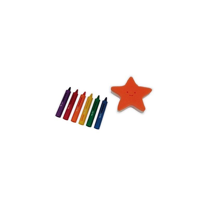 Crayons lavables pour le bain - Janod par Janod vendu par MlleetCoco.com