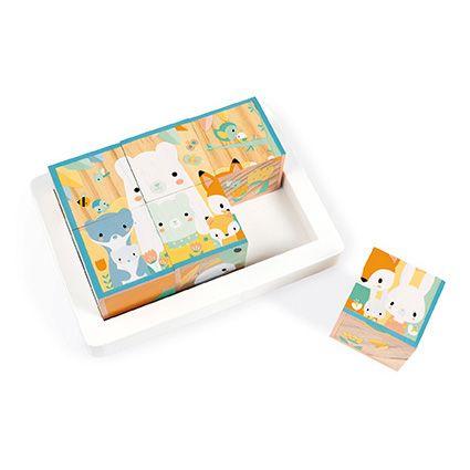 Casse-tête en bois - Animaux 6 blocs - Janod par Janod vendu par MlleetCoco.com